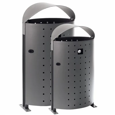 Trash Can galvanizzat b'Għatu